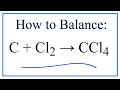Balancing Chemical Reactions
