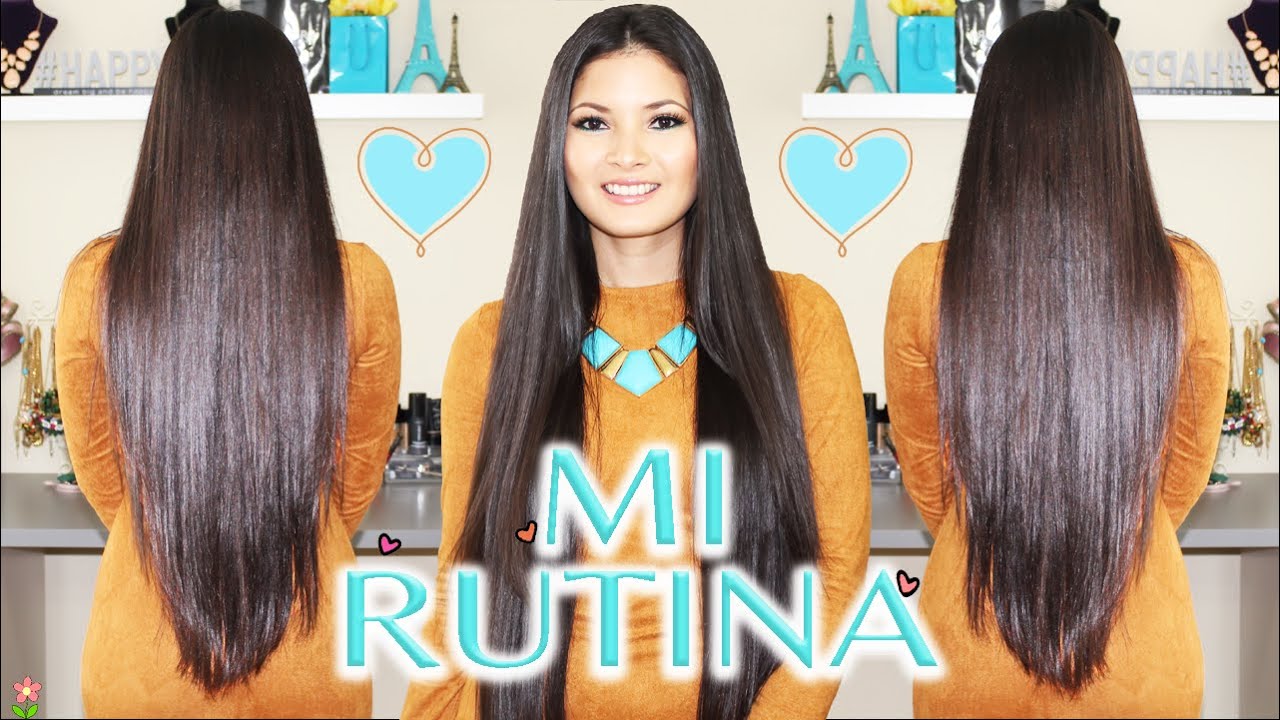Rutina de Cabello Perfecto y Largo 💪 Mascarilla, Lavar, Planchar,  Productos 🚿 Bessy Dressy - YouTube