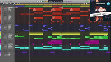 Grooving Logic Pro X Template #logicproxtemplate #logicprox #logicpro
