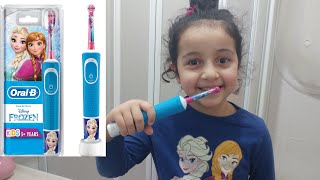 Gaye Belis'e Elsa Elektrikli Diş Fırçası Aldık | Oral-B Çocuklar İçin Şarj  Edilebilir Diş Fırçası - YouTube