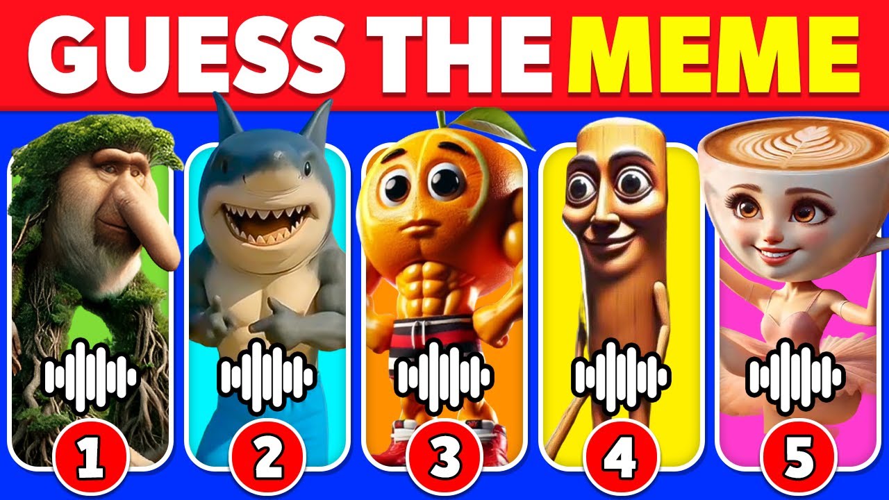 Guess ITALIAN BRAINROT Animals Memes | Tralalero Tralala🦈Bombardino🐊Shimpanzinni🙈