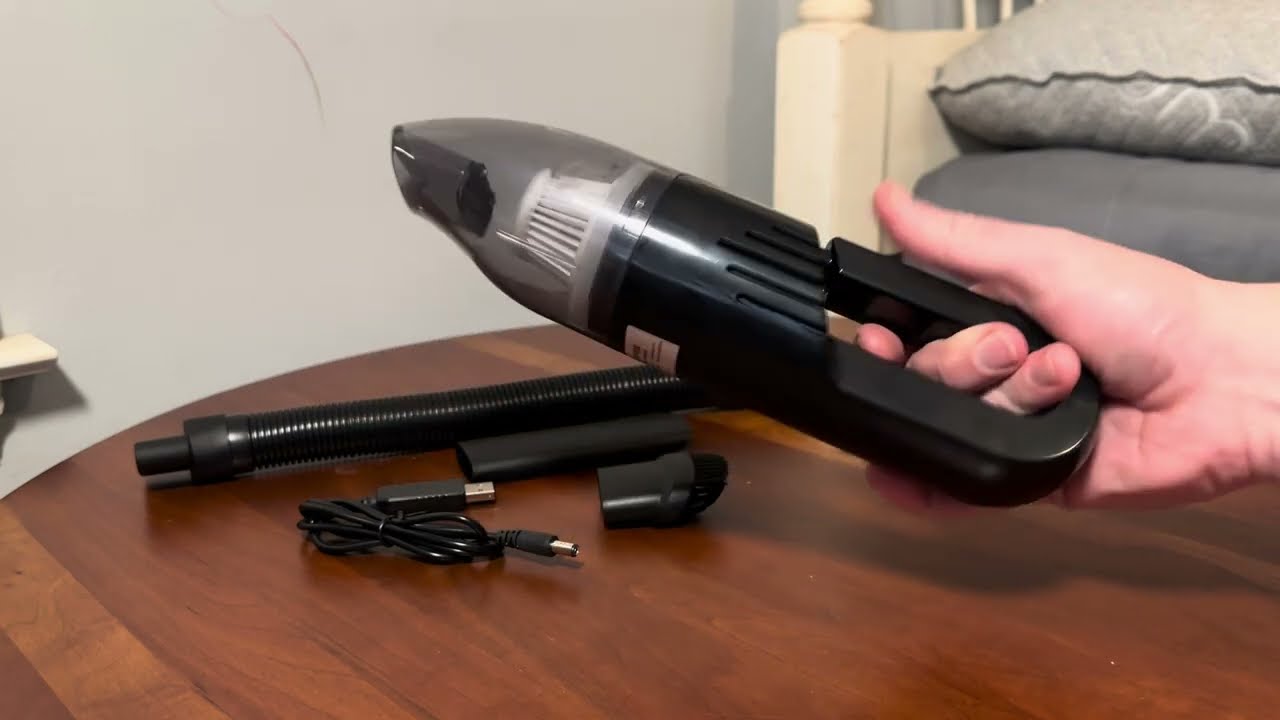 UPFOX Handheld Mini Car Vacuum Cleaner Review - YouTube