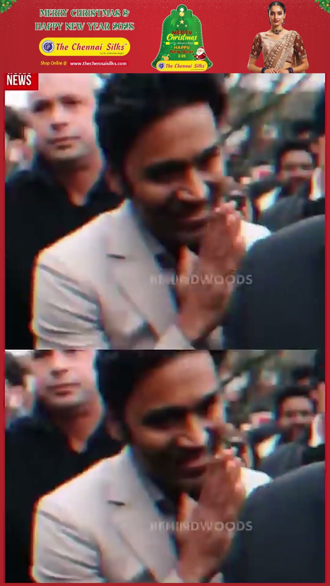 Dhanush ? 'Uncle, இந்த மாலையை போட்டுக்கோங்க..'?  குட்டி ரசிகை பண்ண Cute செயல்
