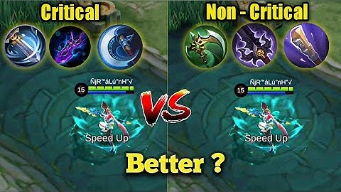 Zilong Critical vs Non-Critical build|Which one is better?🤔