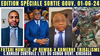 FATSHI HUMILIE JP BEMBA ET V.KAMERHE TRIBALISME JUDITH S.TULUKA ALELI C.NANGAA CONTROLE L'EST BI.KIN