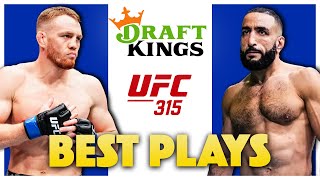 BEST DraftKings Fantasy Plays for UFC 315: Muhammad vs. Della Maddalena