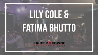 Lily Cole Fatima Bhutto Kruger Cowne Breakfast Club