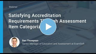 Satisfying Accreditation Requirements Through Assessment Item Categorization