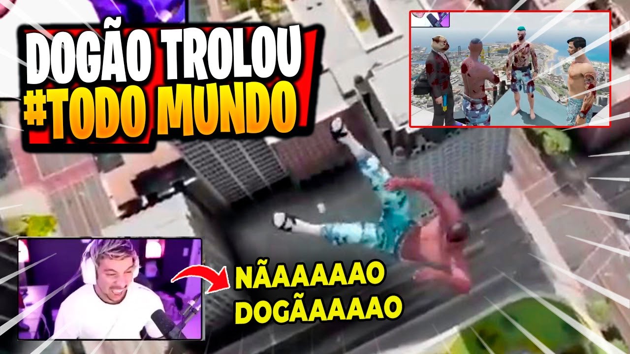 😂 DOGÃO TROLANDO CJ GORDÃO E RC - CIDADE ALTA GTA RP