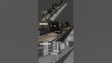 Viewport vs Render. #blender3d #3danimation #cgi