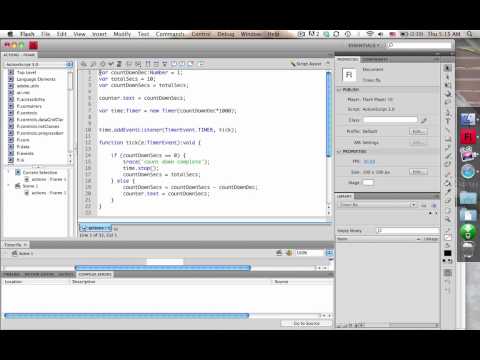 MyTekki: Flash Tips - Count Down Timer (With Tween)