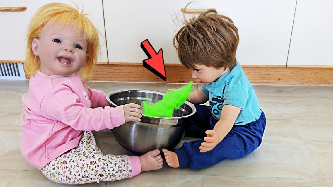 Reborn Boy Derek Is THROWING UP From Eating Too Much Pizza!