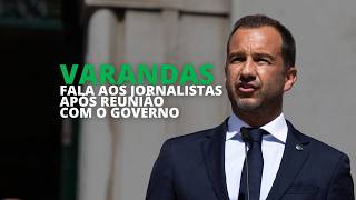 🔴 LIVE | Frederico Varandas speaks to journalists after meeting with the government.