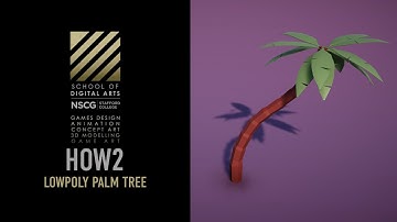 How2 - Lowpoly Palm Tree in Maya