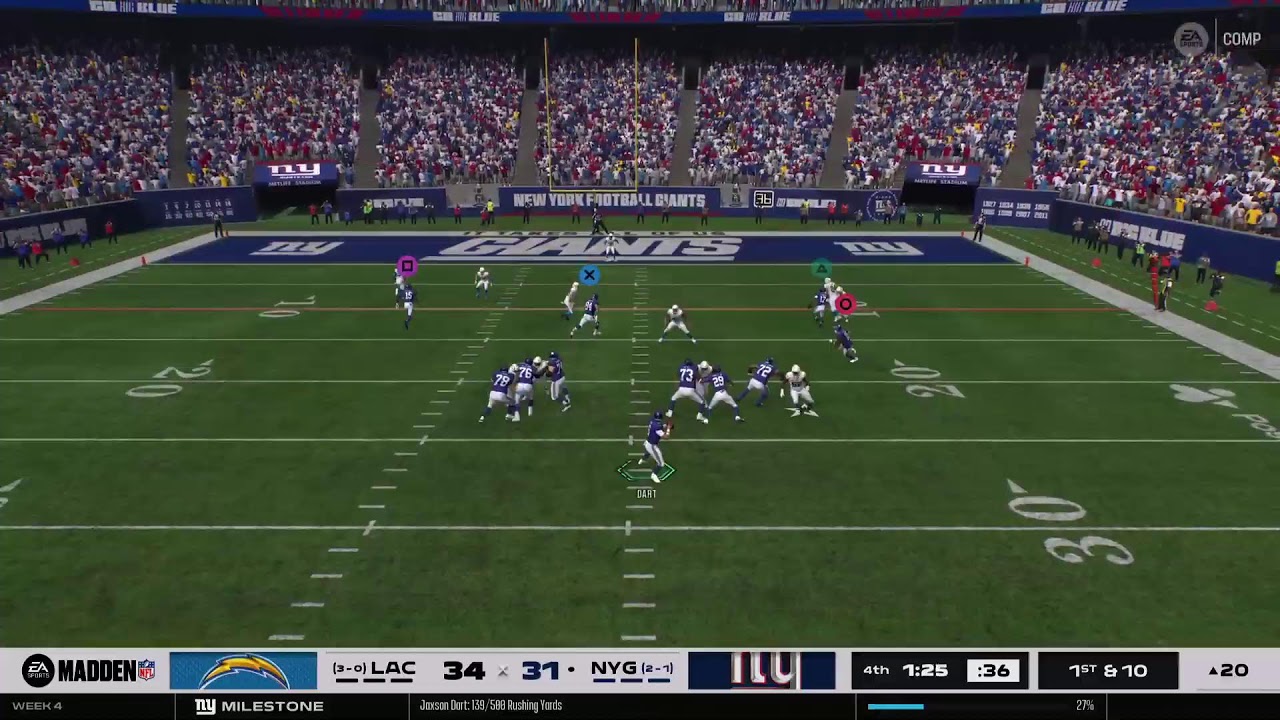 Madden 26 | Super Fugazi | Giants vs Chargers