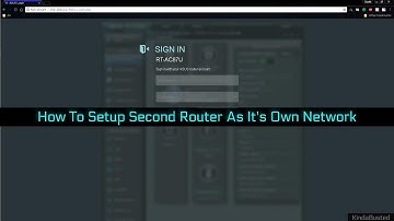 Setup Second Router as its own Network