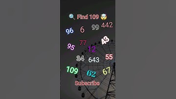 109 #maths #phaliya #puzzle #queddle #puzzlegames #quiz #gk #number #iqtest #facts