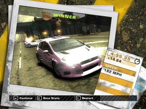 Need For Speed Most Wanted 2005 PC Version Challenge Series 65 Tollbooth Time Trial