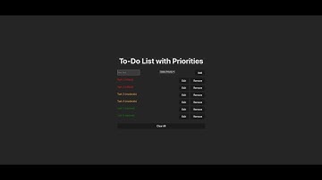 Todo app in Vue js | With unit test and E2E test | DEMO