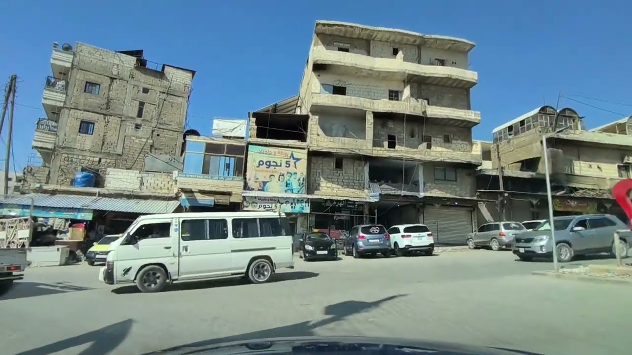 جولة من مدخل عفرين إلى طريق جنديرس بعدسة موبايلي مع عزف بزق بأنامل الدكتور هوشنك حبش