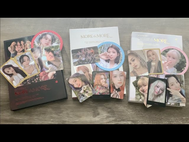 ☾Unboxing TWICE ~ MORE & MORE - The 9th Mini Album ~ All 3 versions☽ class=