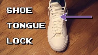 How to Keep Sneaker Tongue Locked In Place - YouTube
