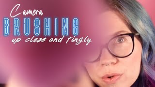 ASMR | Extremely Up Close Camera Brushing | Help With Anxiety and Depression