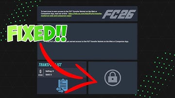 HOE ONTGRENDEL JE DE TRANSFERMARKT (FC26 WEB APP)