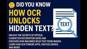 Did You Know OCR Can Read Any Text Instantly?