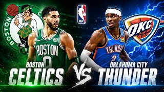 Boston Celtics vs Oklahoma City Thunder at TD Garden Intro