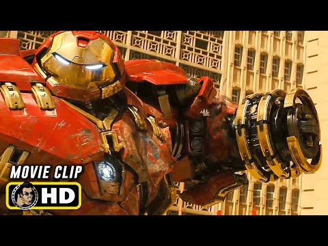 AVENGERS: AGE OF ULTRON (2015) Hulk Vs. Hulkbuster Fight [HD] Marvel