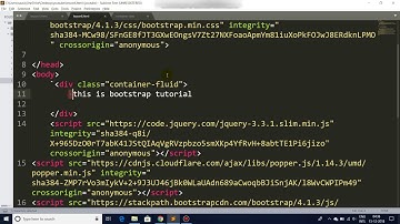 Bootstrap tutorial for beginners