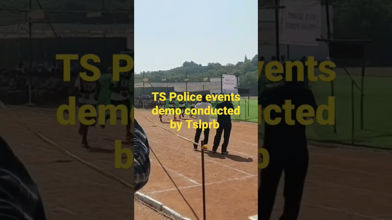 TS police events 2022 demo conducted by Tslprb
