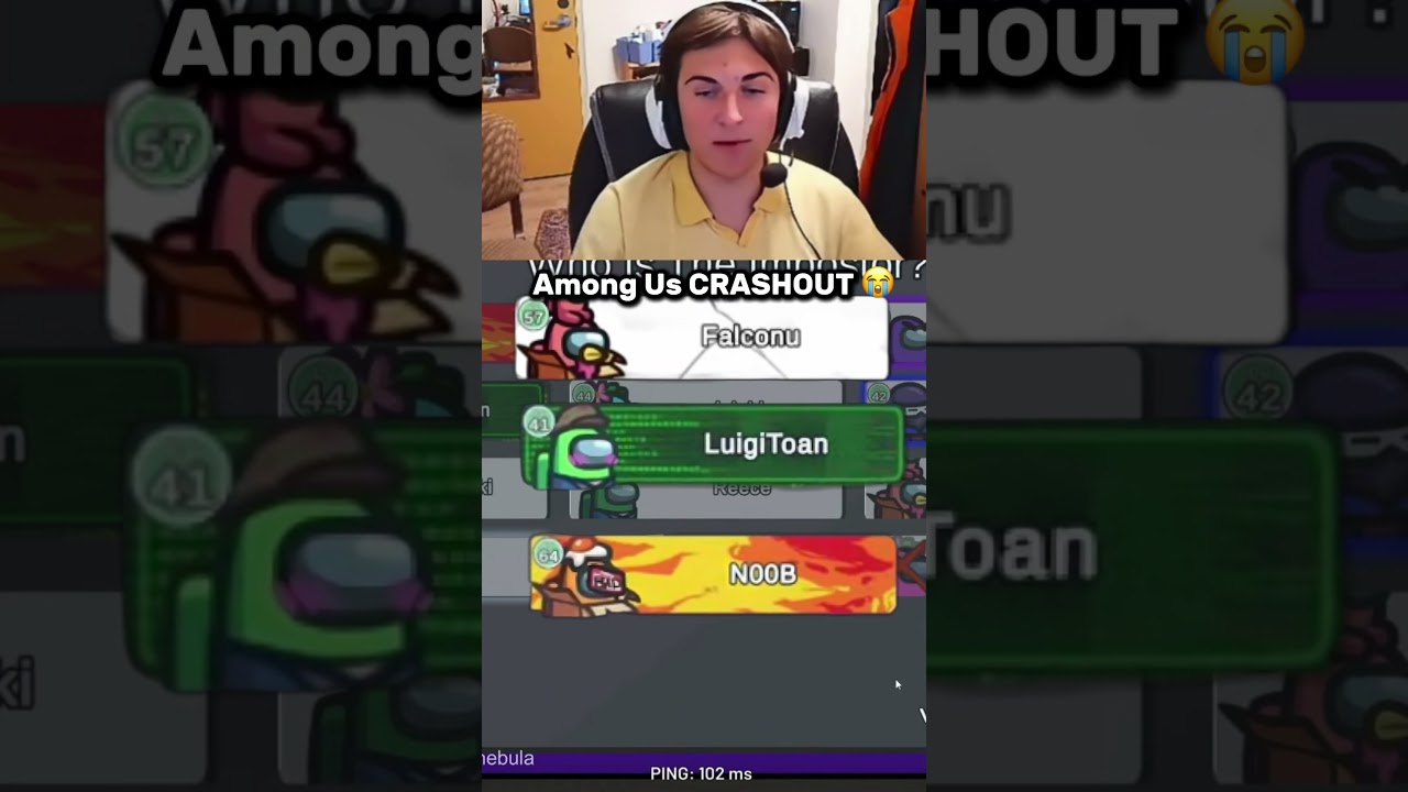 He was SO MAD 😭😭😭 #minecraft #gaming #amongus