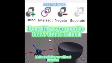 Unions - ROBLOX Studio tutorial
