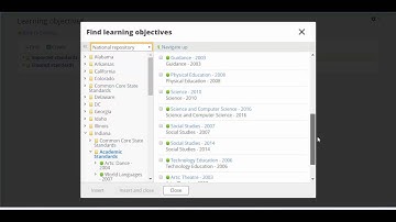 Adding Learning Objectives to a Course in itslearning