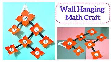 Factor Tree of 210 🌳 Wall Hanging Projectl for School| Class - V DIY Math Project #factor #viral