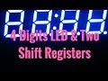 Multiplexed 5 digit 7 segment LED display with an arduino