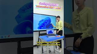 Casting laptop to interactive screen #smartboard