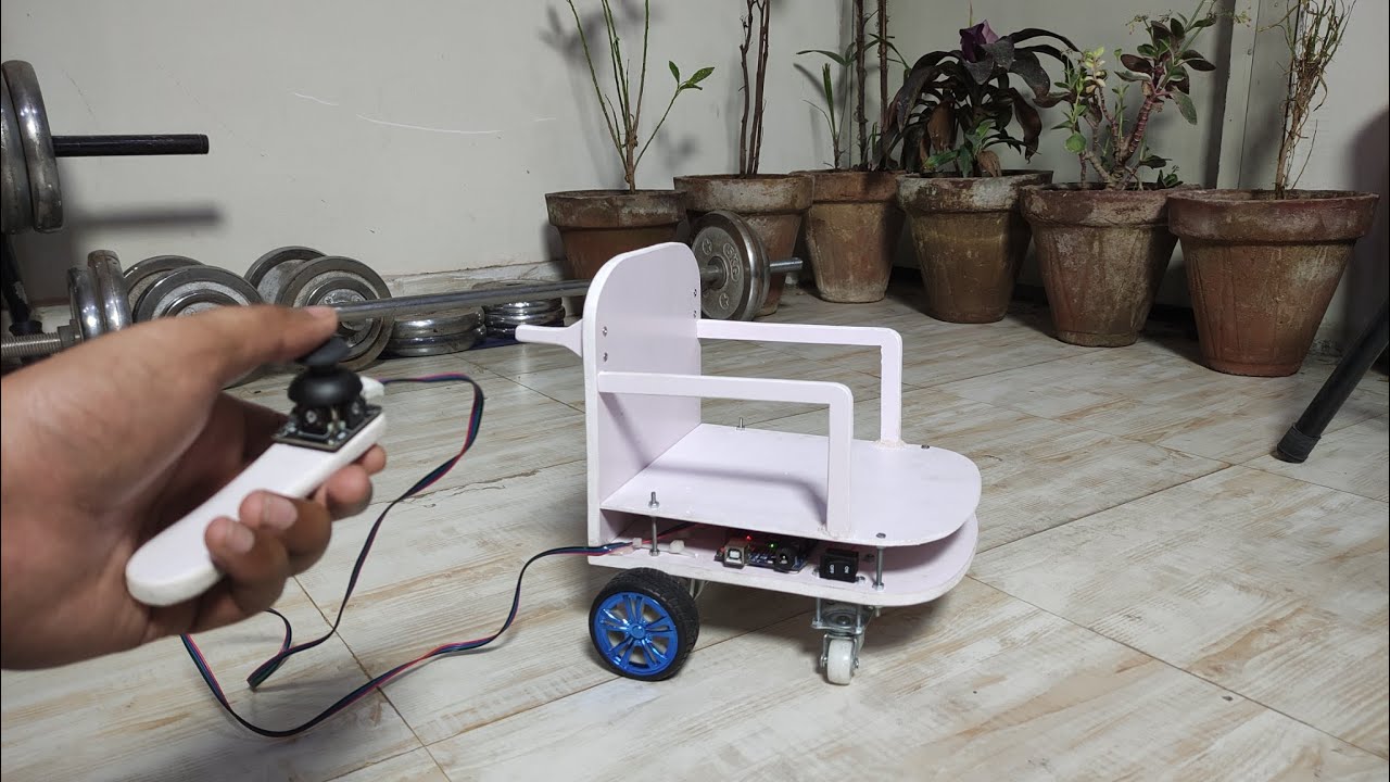 How to Control Wheelchair using Arduino, Joystick and L298 Motor Driver