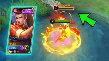WTF DAMAGE !!! | BEST BUILD CHOU NEW 2022 FOR ONESHOT IS HERE | MOBILE LEGENDS