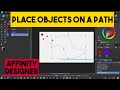 Place Objects on a path in Affinity Designer
