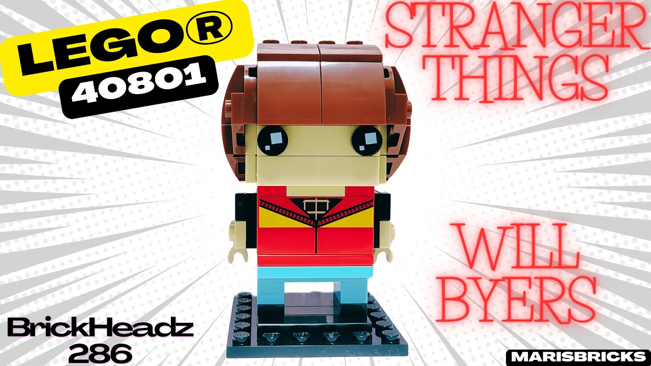 The Boy Who Lived... in the UPSIDE DOWN! LEGO Will Byers Stranger Things 40801 BrickHeadz