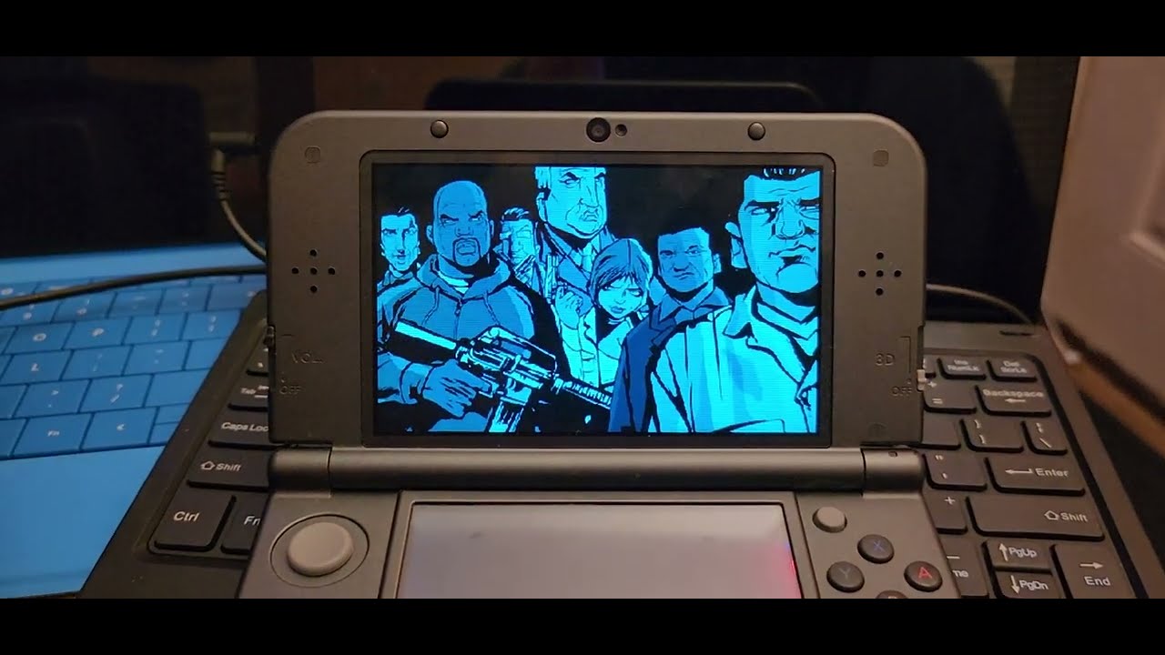 Trying out gta III on the newest 3ds YouTube