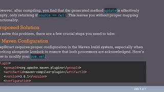 Resolving the Issue of @ MappingTarget Generating an Empty Method in MapStruct