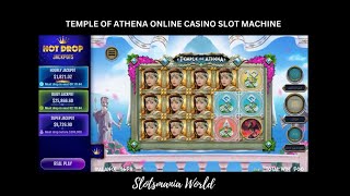 [TEMPLE OF ATHENA ONLINE CASINO SLOT MACHINE] MEGA WIN! $2,000 PLUS MULTIPLE WINS! 🎰🎲🥳🤑 screenshot 3