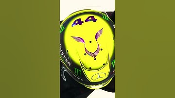 Golden Helmet Of F1 Driver  #shorts