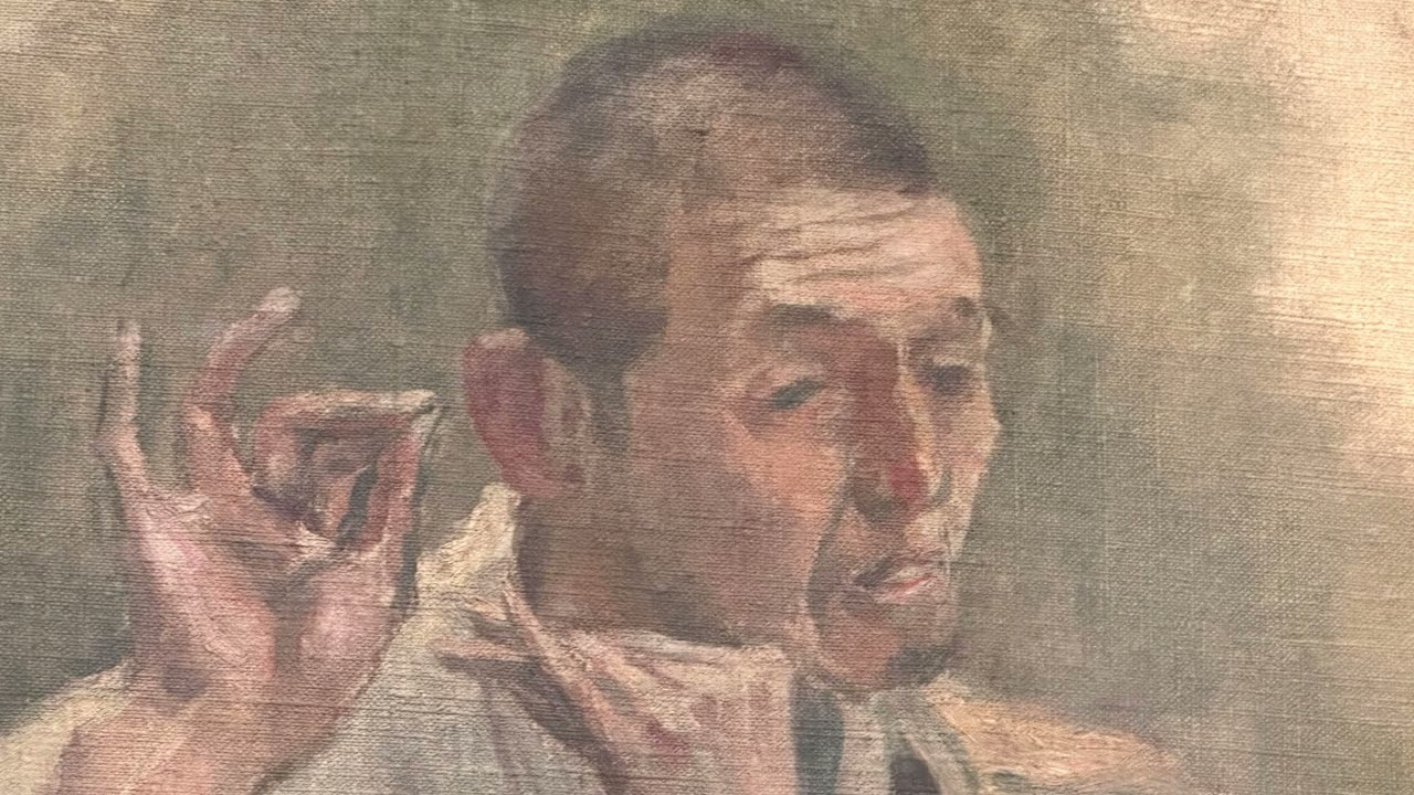 美術品鑑賞第239回【《昔語り》下絵僧】黒田清輝‐東京国立博物館収蔵