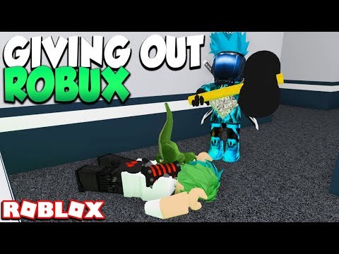 Giving People Robux To Let Me Go In Roblox Flee The Facility Youtube - funny roblox arthro people