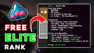 How To Get ELITE Rank For FREE in MinePeak